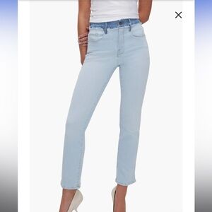 Good American Light Blue High Rise Jeans